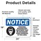 Signmission 18 in Height, 24 in Width, Vinyl Decal, Rectangle OS-2PACK-NS-D-1824-L-17203 - alternate 3